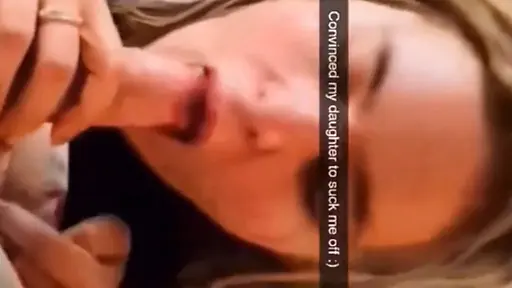 Dad convinced his daughter to suck