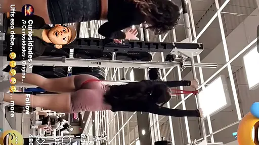 Gym Girls Get Their Camel Toes Snapped Withb a Rubber band