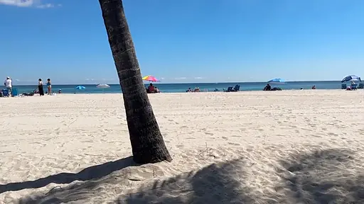 On the vacation with mom