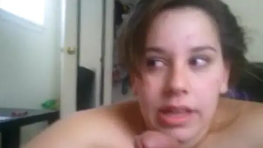 Naughty chubby daughter takes matters into her own hands