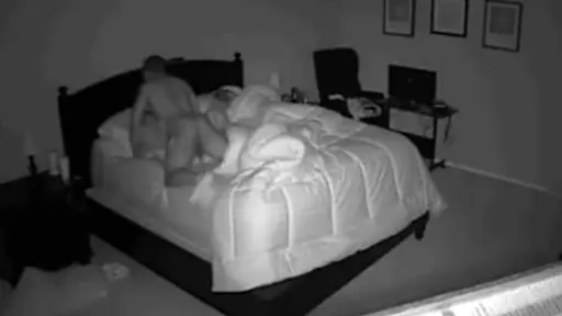 Spycam proofs that wife cheats with son at night