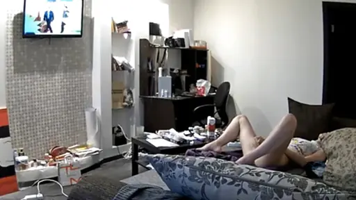 Hidden camera caught Sister masturbating