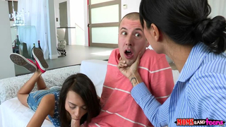 Asian Moms Giving Blowjobs - Asian mom helps son overcome uncertainty giving incest blowjob |