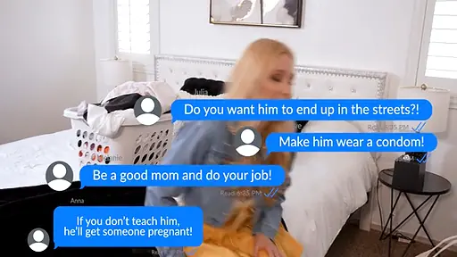 I felt like my son’s maid!
