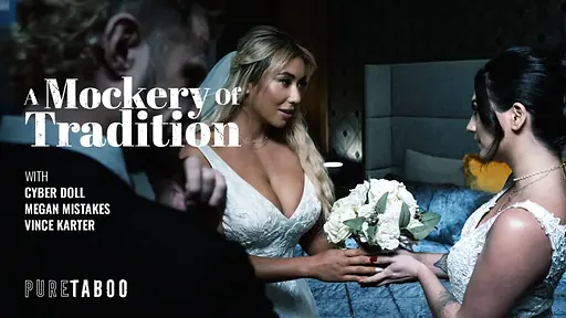 Two brides fucking their homophobic officiant in a twisted ceremony just to get married today