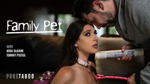 Desperate Stepdaughter Earns Her Pet By Begging On Knees For Her Perverted Stepdad's Bone