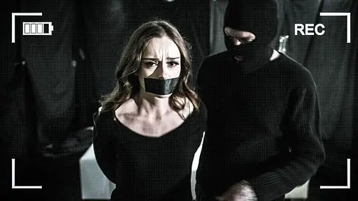 Girlfriend faking her own kidnapping taking rough pounding while daddy refuses paying