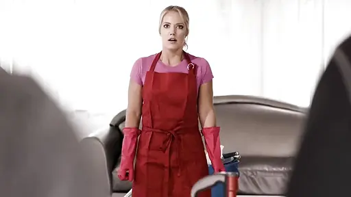 Terrified Maid Caught By Two Masked Robbers Offers Her Wet Pussy To Escape Their Dangerous Clutches