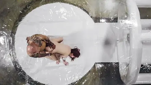 Naked Coed Getting Creampied Three Times Inside Futuristic Government Breeding Pod