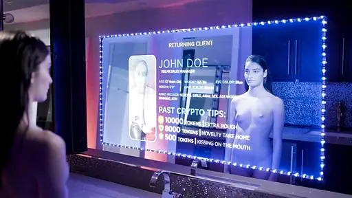 Futuristic sex robot unit thirty fucks clients until mysterious naked woman arrives