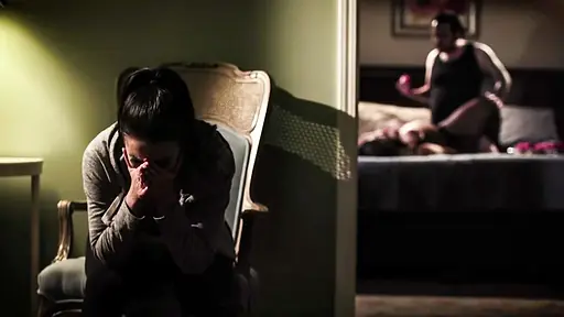 Cheating Husband Secretly Feeding Curvy Mistress While Starving His Own Devoted Wife