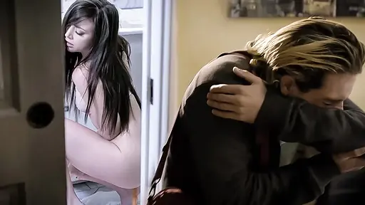 Carrot Stuck In Teen Stepsister's Ass Begging Brother To Help Pull It Out