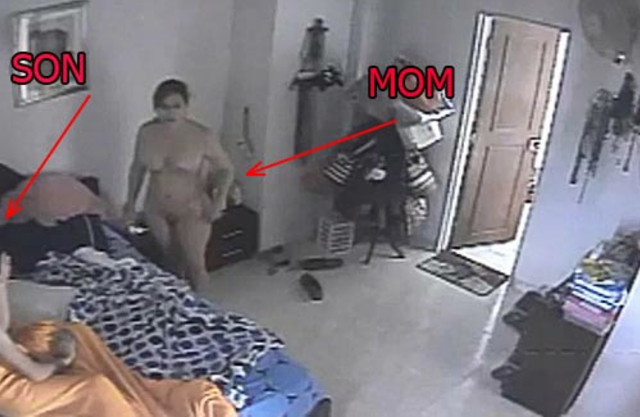 Big Bobs Mom Xxx - Shameless mom show son big bobs in the morning in his room | Full