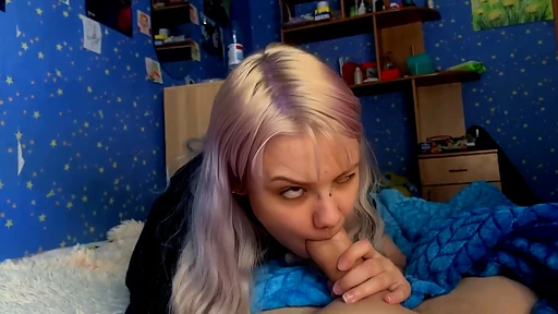 My lil Sister Caught Me Rocking a Morning Wood and Decided to Drain My Fucking Balls Dry; Taboo Sex