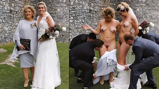 Mom And Daughter Strip Naked At The Wedding Bride's Altar, Ai Made This Wild Fantasy Real