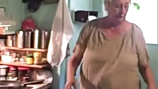Sexy Dutch gilf cooks breakfast
