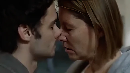 Playing with MILF mom turns into kissing and then her young stepson's cock deep inside her
