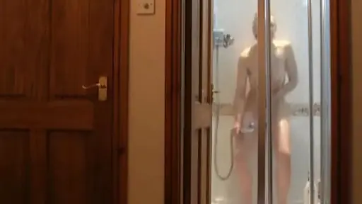 Son spies on mom masturbating everywhere—shower, kitchen, toilet, living room—10 video compilation