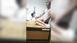 Crazy sister challenged her brother to fuck her in the hospital