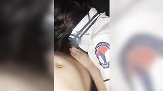 Sister with no panties on being fucked by her own brother